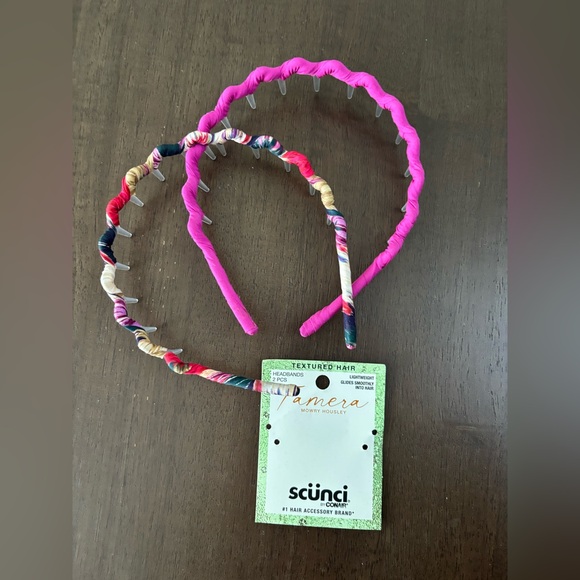 scunci Accessories - Scunci Conair Tamera Mowry Housley 2pc Headbands Multicolor Hair Accessory New